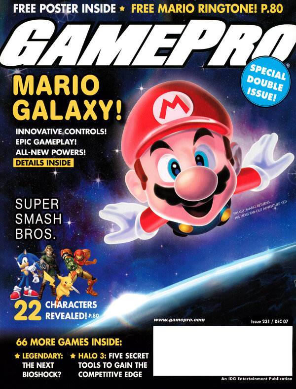 GamePro Issue 231 (December 2007) cover